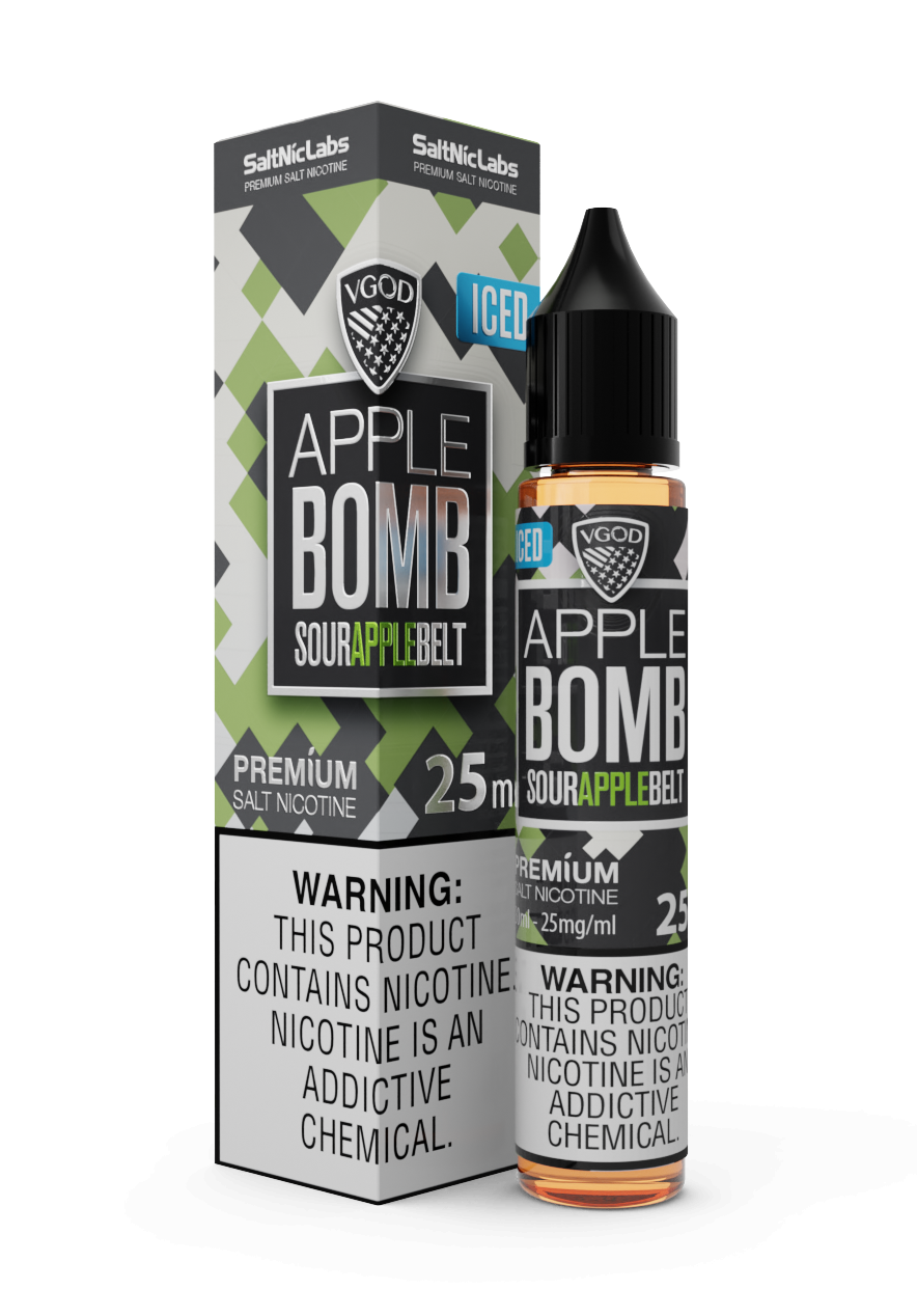 VGOD-SaltNic-Eliquid-Iced-Apple-Bomb-25mg-30ml