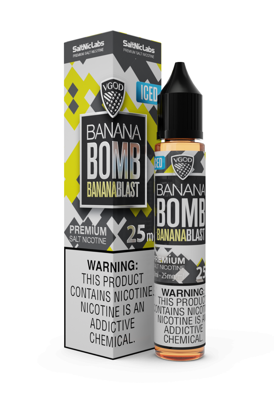 VGOD-SaltNic-Eliquid-Iced-Banana-Bomb-25mg-30ml