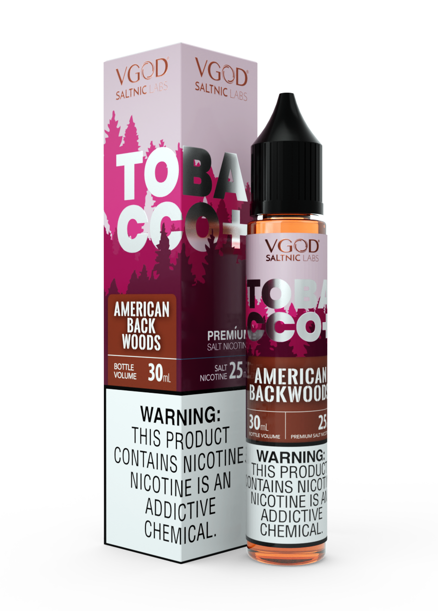 VGOD-SaltNic-TobaccoPlus-AmericanBackwoods-25mg-30ml