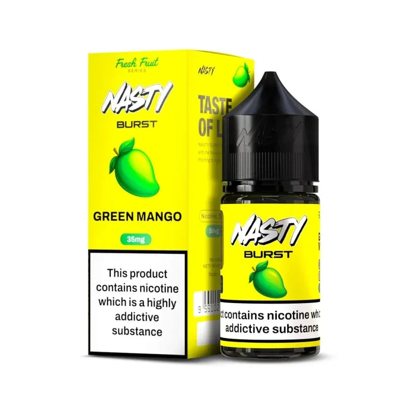 35mg/50mg Green Mango - Nasty Burst Nic Salt 30ml